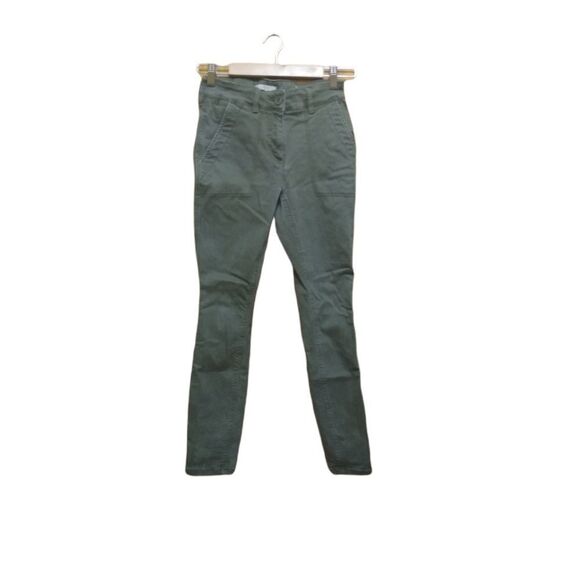 Ann Taylor Loft Straight Leg Girls (Unisex) Green Pants Size 00P - Picture 1 of 6